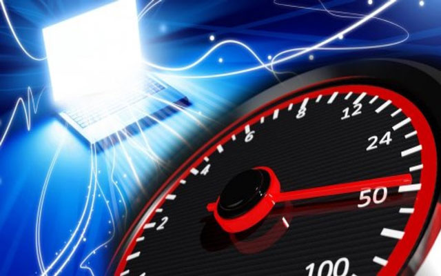 Test internet connection speeds