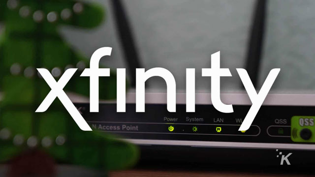 Xfinity network can cause slow download speed