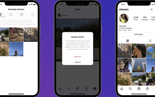 Instagram users can now restore deleted posts due to this new feature