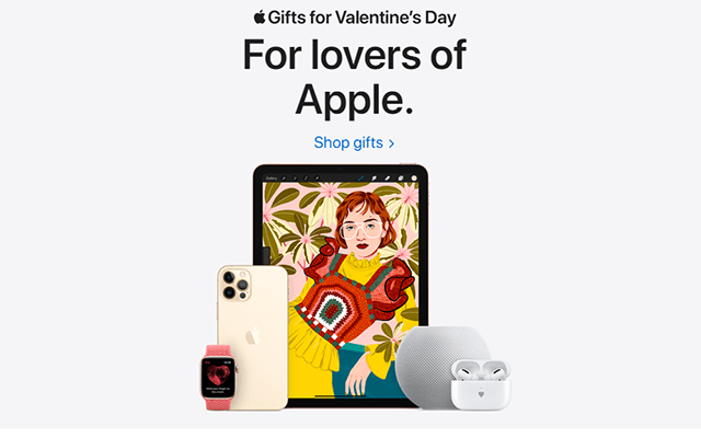 Apple launches Valentine’s Day Gift Guide featuring AirPods, IP12, …