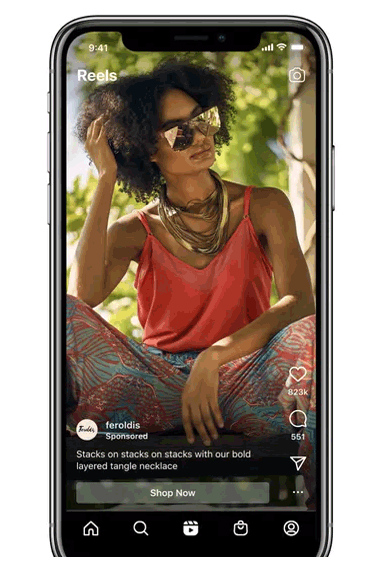 Instagram Reels paid ads