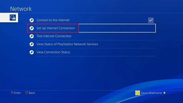Select “Set up Internet connection” 