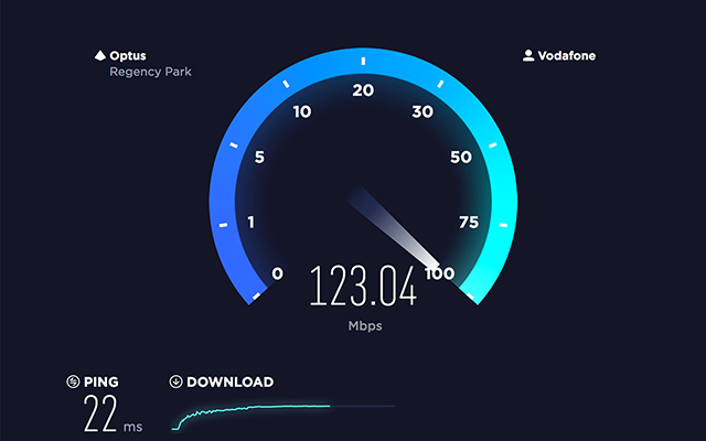 download speed not matching speed test